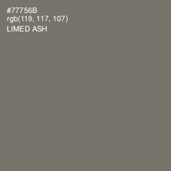 #77756B - Limed Ash Color Image